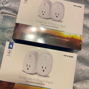 Smart WiFi Plug 2-pack with energy monitoring